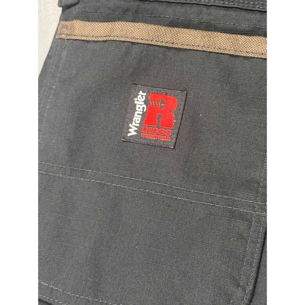 Wrangler Riggs Workwear Pants Men's 40x36 Utility Work Black Cargo - Picture 16 of 16